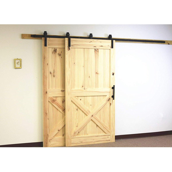 Homacer Bypass Barn Door Hardware Kit & Reviews Wayfair